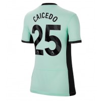 Chelsea Moises Caicedo #25 3rd trikot Frauen 2023-24 Kurzarm